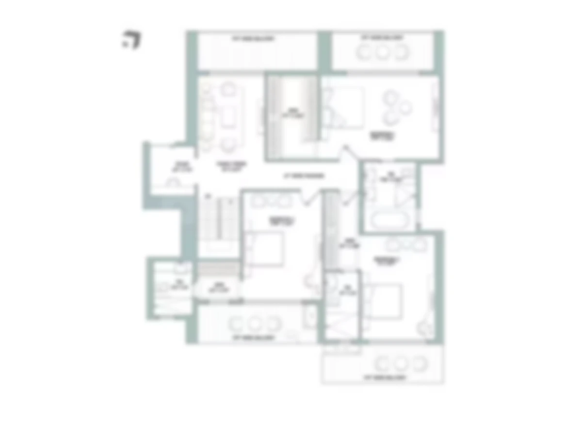 Indiabulls Heights 3 bhk Floor Plan